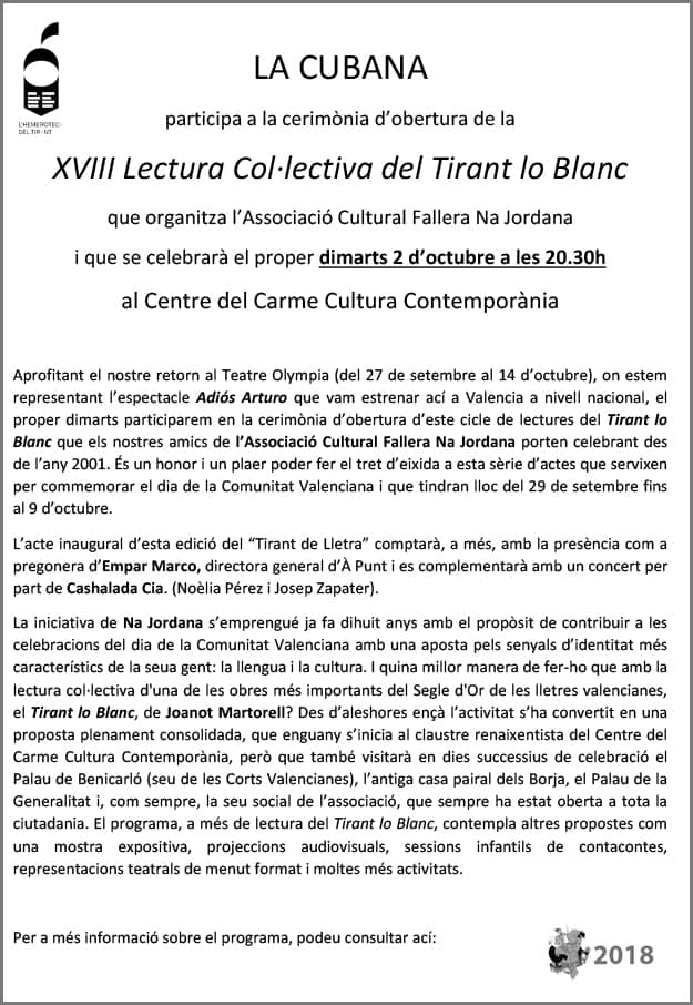 107 2018 septbre La Cubana