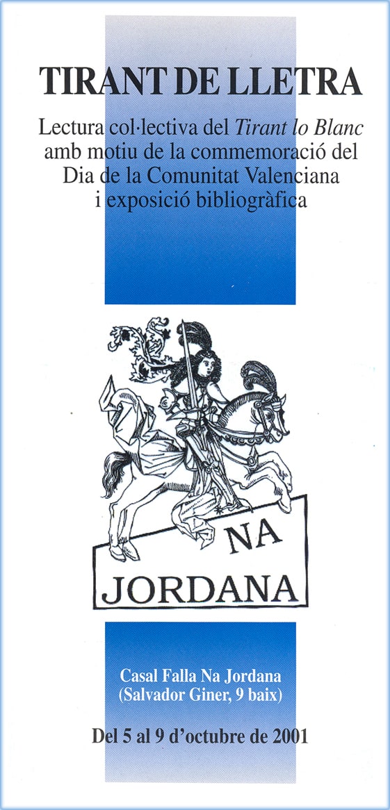 2001 Tirant de lletra Na Jordana