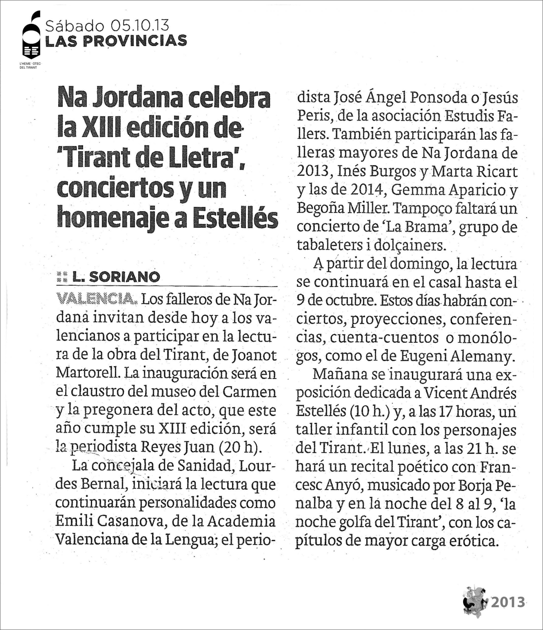 74 2013 Las Provincias 5-10