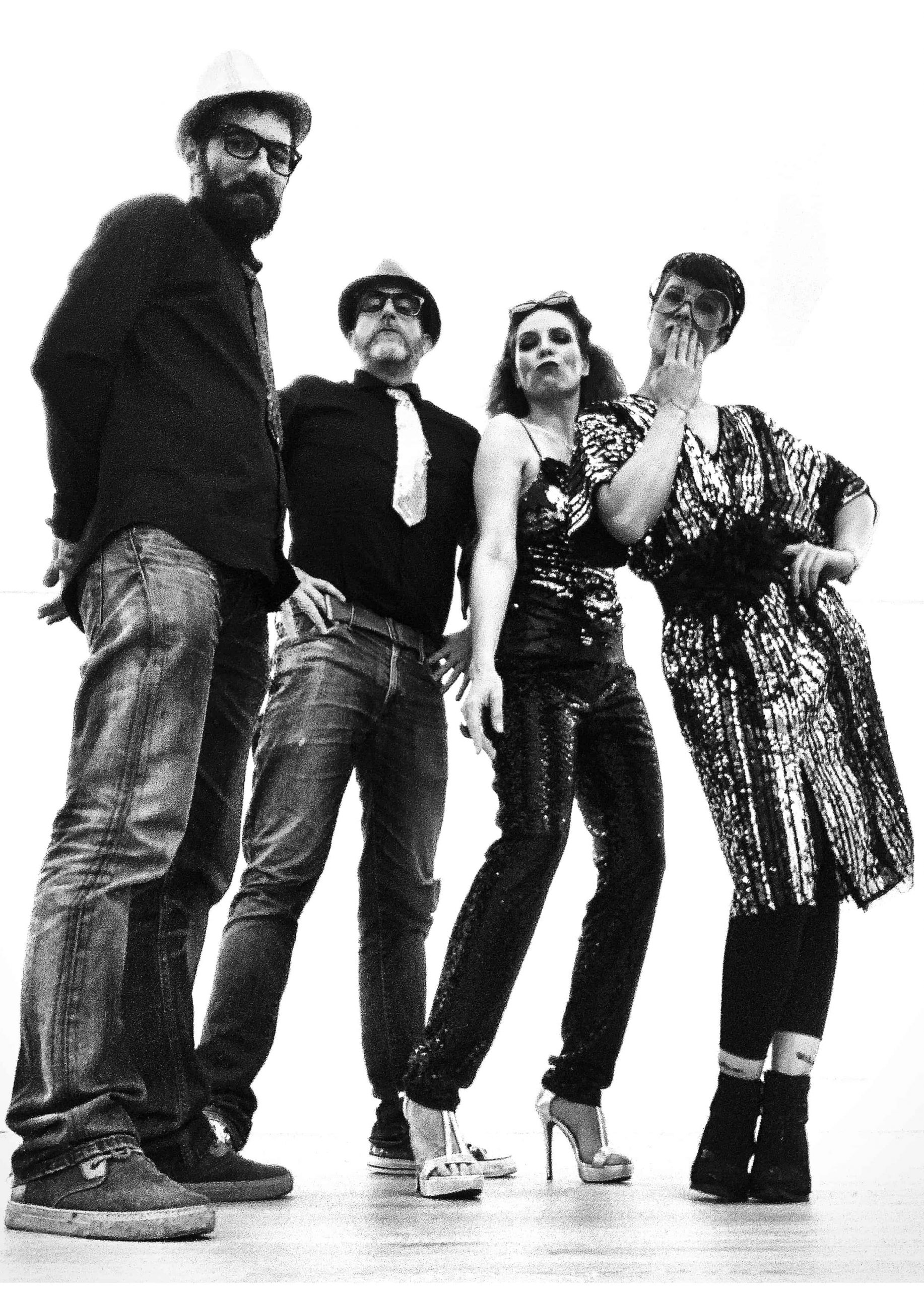 Foto 2. Borja Penalba, Josep Zapater, Noèlia Pérez i Mireia Vives