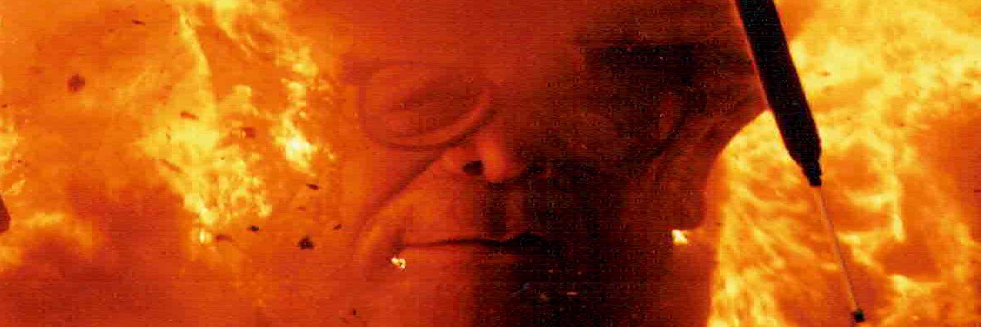 banner Berlanga quemándose